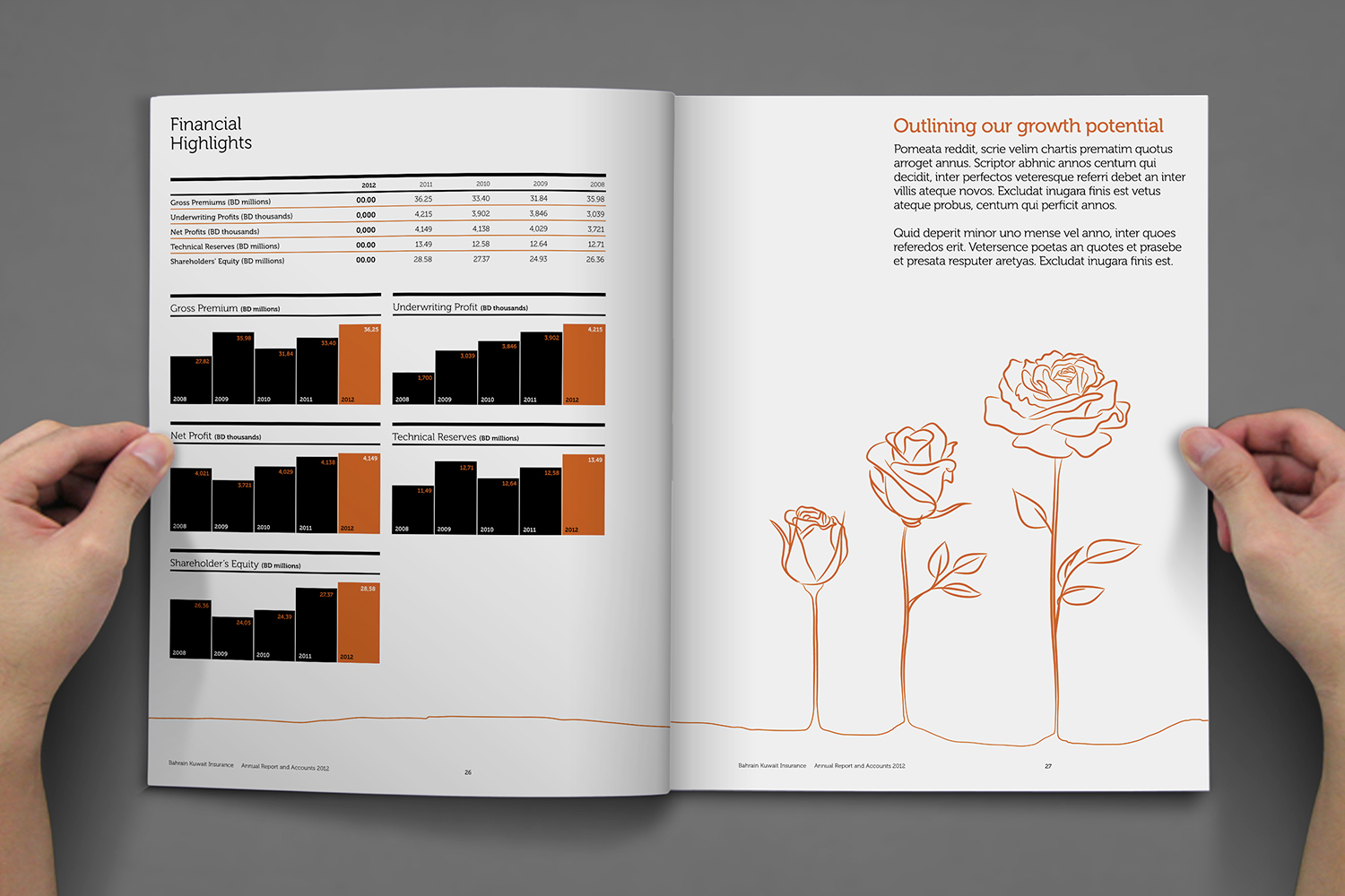 BKIC annual report inside spread seven