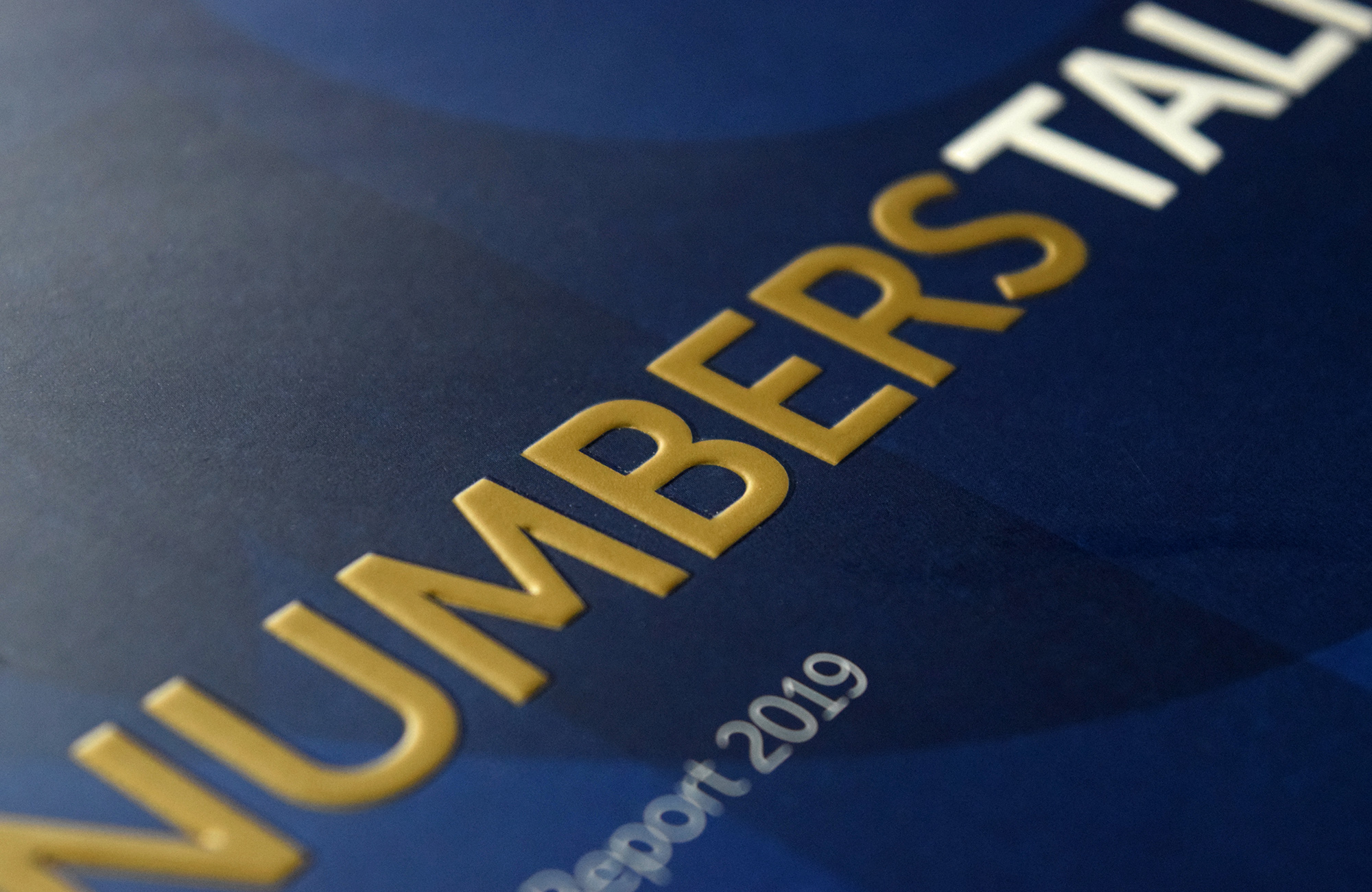 Ahli United Bank Annual Report Detail Closeup