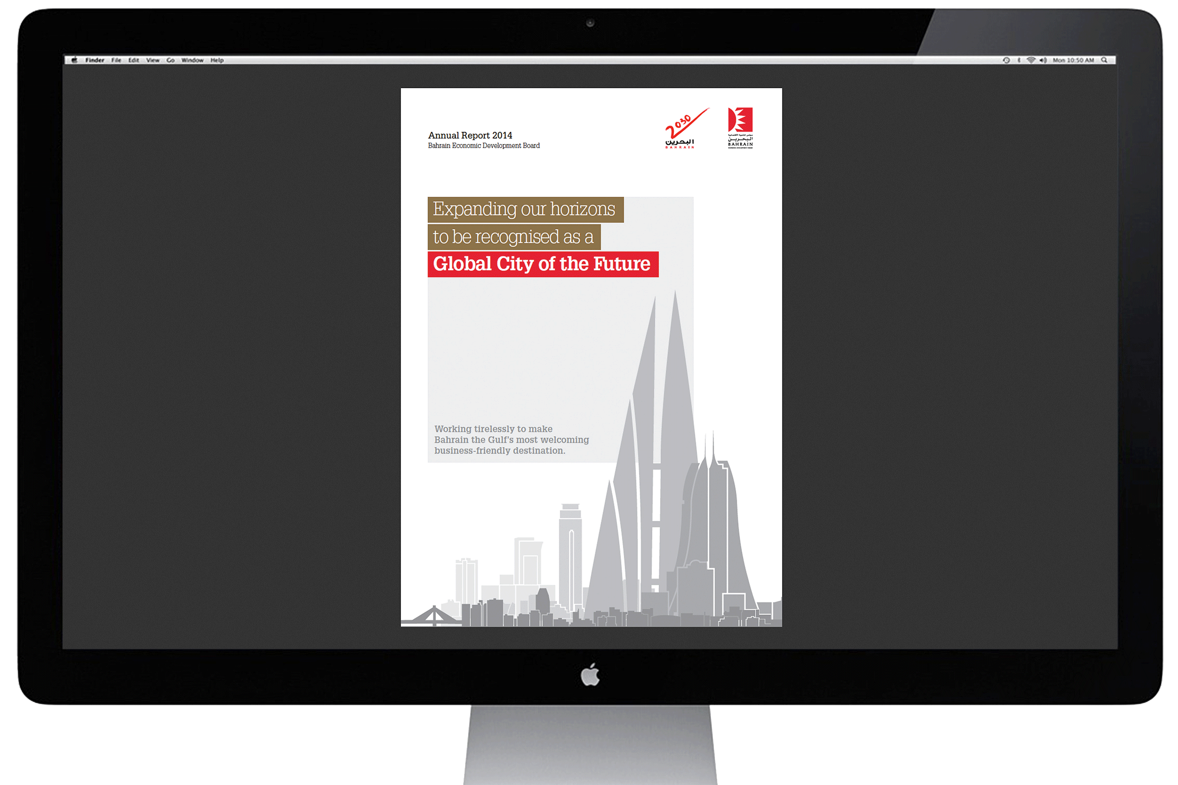 Bahrain Economic Development Board Annual Report Cover