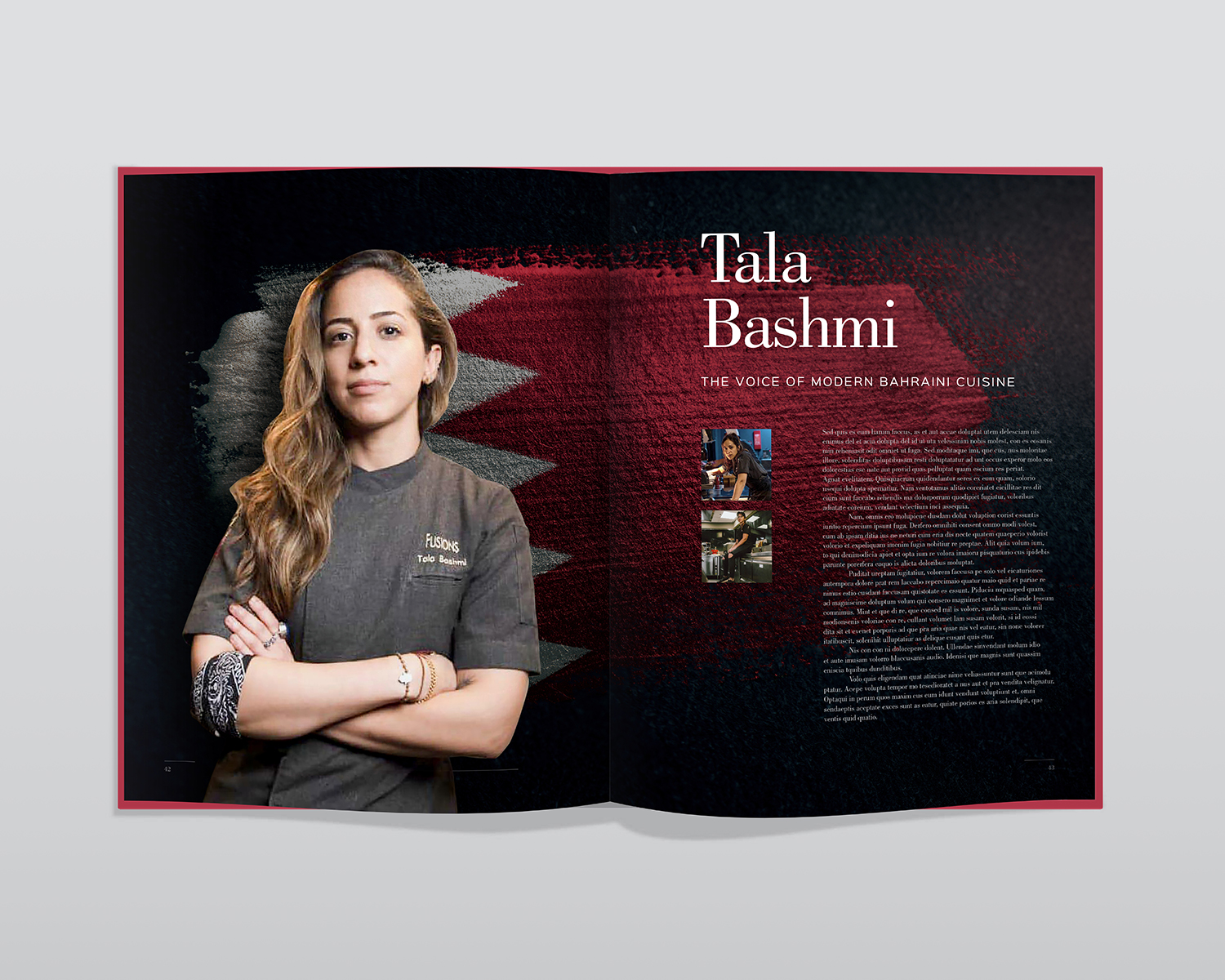 Bahrain Cook Book Chef Tala Spread